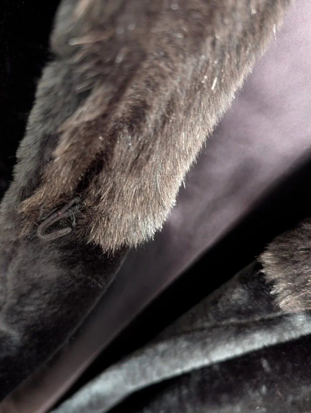 Vintage Faux Fur Long Coat